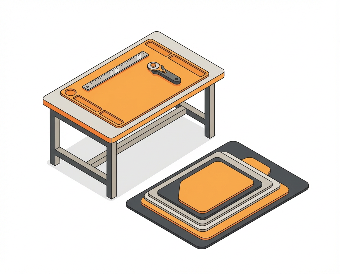 ESD Tischmatten Zuschnitte