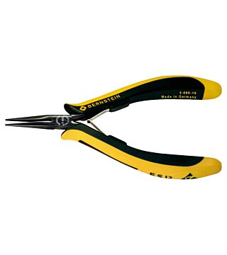 ESD needle-nose pliers EUROline with stroke 140mm conductive