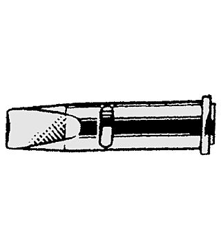 Grot lutowniczy Pyropen, kształt dłuta, 5,0 mm