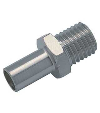 Connection nipple for FE hose