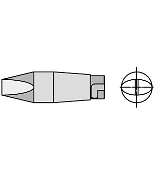 HT 3 Lötspitze 7,0 mm, B: 7,0 mm D: 1,2 mm