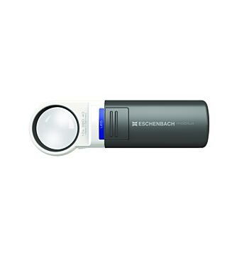 Flashlight magnifier mobilux® LED, asphär. 10x, 38 dpt., D=35 mm