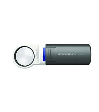 Flashlight magnifier mobilux® LED, asphär. 7x, 28 dpt., D=35 mm
