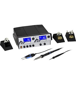 i-CON VARIO 4, 4 channel soldering and hot air station with vacuum, i-Tool 150 W, Chip-Toolvario 2x40 W & Air-Tool 200 W