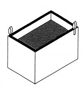 Compact filter: Particle filter H13 and wide band gas filter, MEK