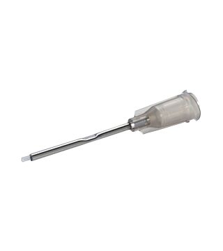 Dosing needle, PTFE insert, grey, 1", Gauge 21, ID=0.51 mm