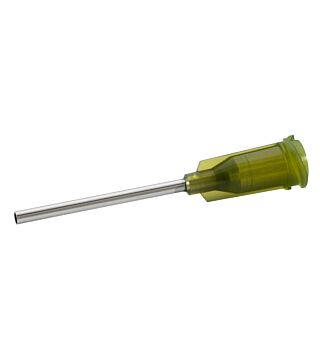 Dosing needle olive, 1", straight, Gauge 14, ID= 1,54 mm