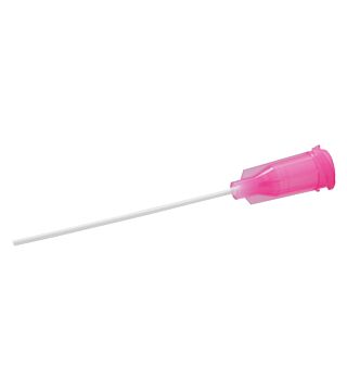 Dosiernadel flexibel, 1,5", pink, Gauge 20, ID= 0,48 mm