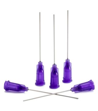 Dispensing Needle purple, 1.5", straight, Gauge 21, ID= 0.51 mm