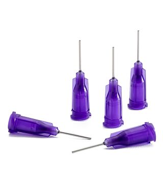 Dosing needle purple, 0.5", straight, Gauge 21, ID= 0.51 mm