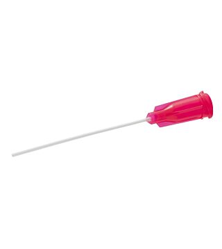Flexible dispensing needle, 1.5", red, Gauge 25, ID= 0.36 mm