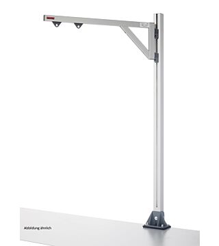 Support arm with carriage, without spring balancer, 630 x 1600 mm, max. load: 16 kg