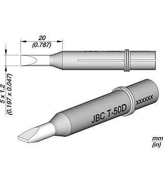 T-50D soldering tip for 30ST, 40ST and IN2100