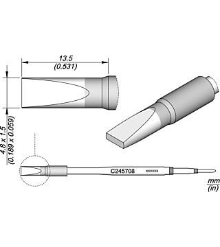 Special soldering tips, for soldering iron T245, C245708