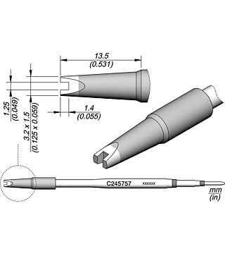 Special soldering tips, for T245 soldering iron, C245757
