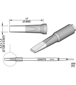 Special soldering tips, for soldering iron T245, C245775