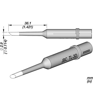 Soldering tip for 30ST/40ST/SL2020 and IN2100, TL3D