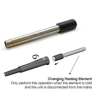 Heating element for JT-T2A hot air piston, 230V
