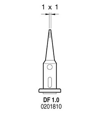 Soldering tip for gas soldering iron SG1070