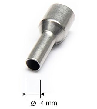 Hot air nozzle for TE series, 4 mm