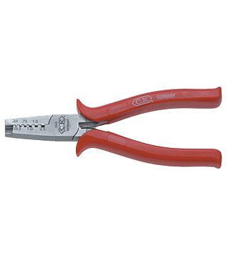 Crimping tool for wire end sleeves, 0.25-2.5 mm², 145 mm