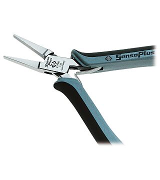 Sensoplus ESD flat nose pliers, with cut