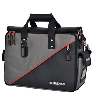 Technician bag, padded handle and shoulder strap, with laptop compartment