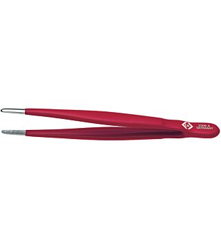 Universal tweezers red, PVC dipped, 145 mm