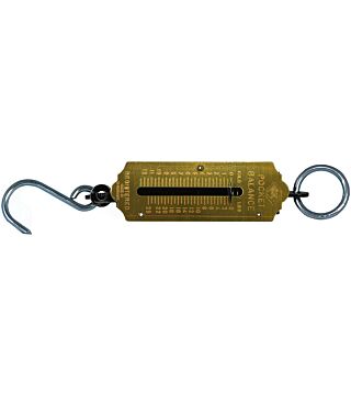 Spring balancer made of brass, 12,5 kg / 25lb