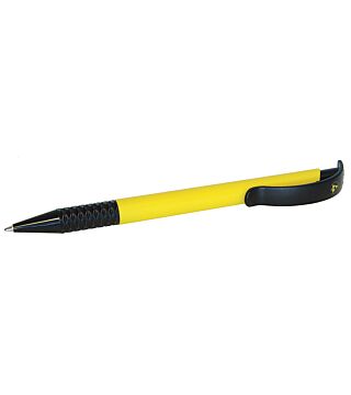 ESD ballpoint pen, yellow/black