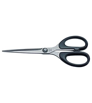 Stainless steel scissors, ergonomic handles, 160 mm