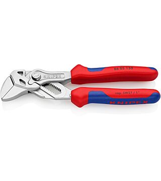 Pliers wrench, pliers and wrench in one tool, chrome-plated