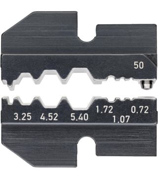 Crimp insert for coaxial connectors/auto telephone