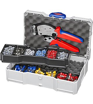 Crimp set 97 90 13 for ferrules, 0.14 to 16 mm², incl. Twistor16® crimping pliers in a case