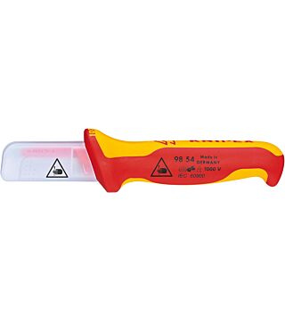 Cable knife, insulating multi-component handle, 190 mm