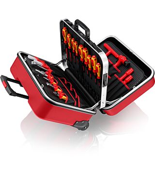 Tool case "BIG Twin Move RED" electrical competence, 42 pieces