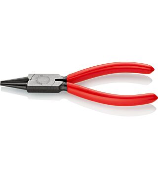 Round-nose pliers covered with plastic, black atramentized, 140 mm (SB card/blister)