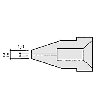 Desoldering nozzle Ø 1.0 mm