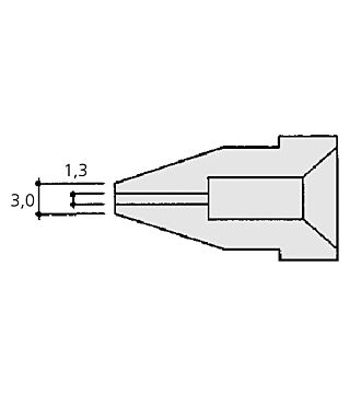Desoldering nozzle Ø 1.3 mm