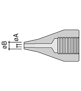 Desoldering nozzle Ø 0.8 mm - fine