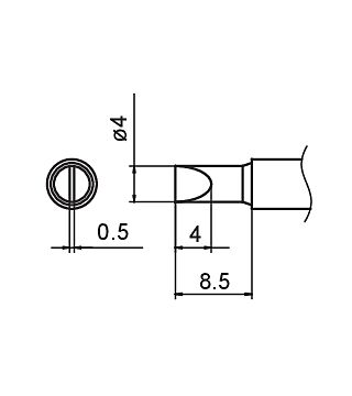 COMPOSIT soldering tip Format 4D