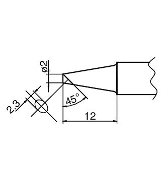COMPOSIT soldering tip format 2BC