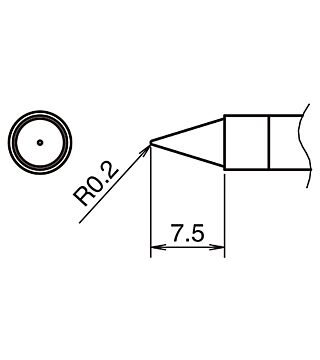 Aktiv-Lötspitze Format 0.2B 