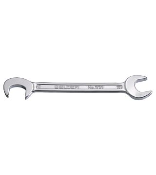 Liliput double open-end wrench, angled 82.5 ° + 15 °