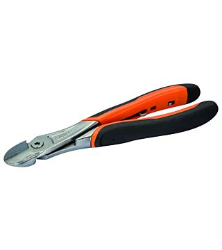 ERGO ™ side cutter with self-opening two-component handle, chrome-plated, industrial packaging