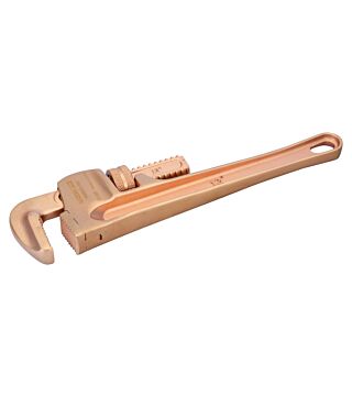 Heavy-duty pipe wrench made of copper beryllium, spark-free