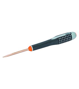 ERGO ™ screwdriver made of copper beryllium for slotted screws, spark-free