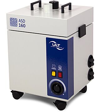 Urządzenie odsysające/filtrujące ASD 0160.1-MD.11.10.3001 do drobnych pyłów i dymu, 190 m³/h przy 3.200 Pa