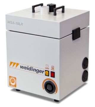 Extraction device WSA-10LR for soldering fumes with 2 Extraction nozzles, 80m³/h at 1,900 Pa