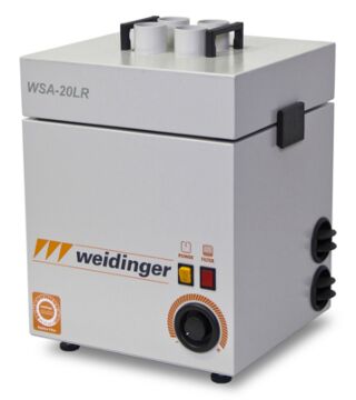 Extraction device WSA-20LR for soldering fumes, 4 Extraction nozzles, 180 m³/h at 2,700 Pa